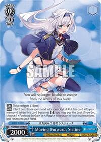 Moving Forward, Sistine (SR) - Fujimi Fantasia Bunko Vol.2 - Weiss Schwarz card