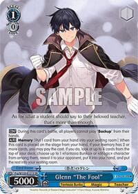 Glenn "The Fool" (SR) - Fujimi Fantasia Bunko Vol.2 - Weiss Schwarz card