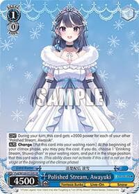 Polished Stream, Awayuki (SR) - Fujimi Fantasia Bunko Vol.2 - Weiss Schwarz card