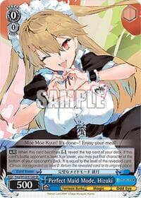 Perfect Maid Mode, Hizuki (SR) - Fujimi Fantasia Bunko Vol.2 - Weiss Schwarz card