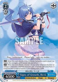Signs of Growth, Re=L (SR) - Fujimi Fantasia Bunko Vol.2 - Weiss Schwarz card