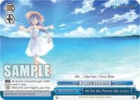 All for the Person She Loves (RRR) - Fujimi Fantasia Bunko Vol.2 - Weiss Schwarz card
