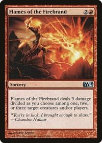 Flames of the Firebrand - Magic 2014 (M14) - Magic: The Gathering card