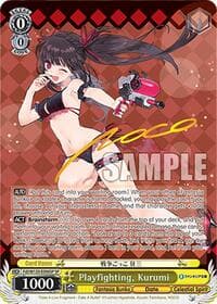 Playfighting, Kurumi (SP) - Fujimi Fantasia Bunko Vol.2 - Weiss Schwarz card