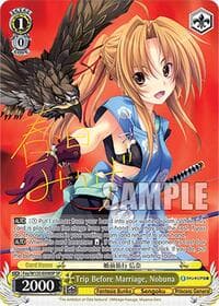 Trip Before Marriage, Nobuna (SP) - Fujimi Fantasia Bunko Vol.2 - Weiss Schwarz card