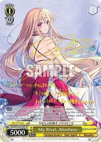 My Rival, Aliceliese (SP) - Fujimi Fantasia Bunko Vol.2 - Weiss Schwarz card