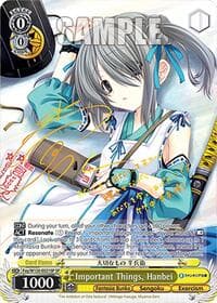 Important Things, Hanbei (SP) - Fujimi Fantasia Bunko Vol.2 - Weiss Schwarz card