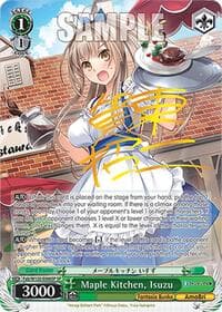 Maple Kitchen, Isuzu (SP) - Fujimi Fantasia Bunko Vol.2 - Weiss Schwarz card