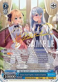 Dreams Chased Together, Anisphia & Euphyllia (SP) - Fujimi Fantasia Bunko Vol.2 - Weiss Schwarz card