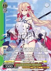 "Swordswoman" Aliceliese (PR) - Fujimi Fantasia Bunko Vol.2 - Weiss Schwarz card