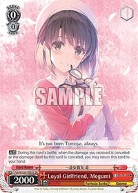 Loyal Girlfriend, Megumi - Fujimi Fantasia Bunko Vol.2 - Weiss Schwarz card