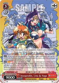 Inseparable, Lina & Naga - Fujimi Fantasia Bunko Vol.2 - Weiss Schwarz card
