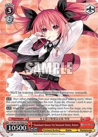 Dominant Queen Yet Innocent Sister, Kotori - Fujimi Fantasia Bunko Vol.2 - Weiss Schwarz card