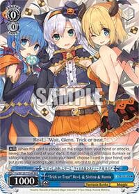 "Trick or Treat" Re=L & Sistina & Rumia - Fujimi Fantasia Bunko Vol.2 - Weiss Schwarz card