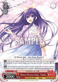 Three-Person Date, Tohka (RRR) - Fujimi Fantasia Bunko Vol.2 - Weiss Schwarz card