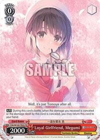 Loyal Girlfriend, Megumi (SR) - Fujimi Fantasia Bunko Vol.2 - Weiss Schwarz card