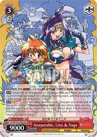 Inseparable, Lina & Naga (RRR) - Fujimi Fantasia Bunko Vol.2 - Weiss Schwarz card
