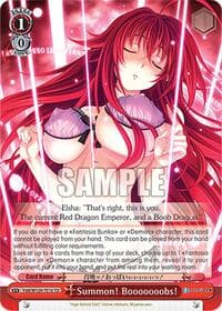 Summon! Booooooobs! (RRR) - Fujimi Fantasia Bunko Vol.2 - Weiss Schwarz card