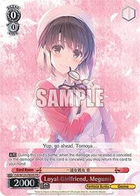 Loyal Girlfriend, Megumi (PR) - Fujimi Fantasia Bunko Vol.2 - Weiss Schwarz card