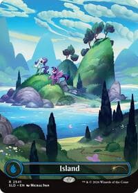 Island (2541) - Secret Lair Drop Series - Magic: The Gathering card