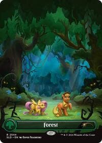 Forest (2544) - Secret Lair Drop Series - Magic: The Gathering card