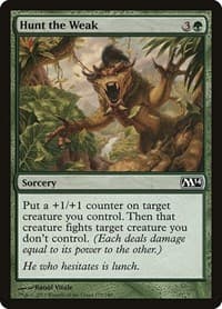 Hunt the Weak - Magic 2014 (M14) - Magic: The Gathering card