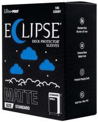 Eclipse Standard Matte Deck Protector Sleeves - Pacific Blue (105-Pack) - Ultra Pro Card Sleeves - Card Sleeves card
