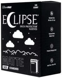 Eclipse Standard Matte Deck Protector Sleeves - Arctic White (105-Pack) - Ultra Pro Card Sleeves - Card Sleeves card