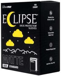 Eclipse Standard Matte Deck Protector Sleeves - Lemon Yellow (105-Pack) - Ultra Pro Card Sleeves - Card Sleeves card