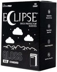 Eclipse Standard Gloss Deck Protector Sleeves - Arctic White (105-Pack) - Ultra Pro Card Sleeves - Card Sleeves card