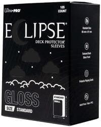 Eclipse Standard Gloss Deck Protector Sleeves - Jet Black (105-Pack) - Ultra Pro Card Sleeves - Card Sleeves card