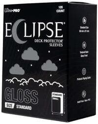 Eclipse Standard Gloss Deck Protector Sleeves - Smoke Grey (105-Pack) - Ultra Pro Card Sleeves - Card Sleeves card
