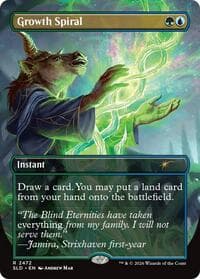 Growth Spiral (2472) - Secret Lair Drop Series - Magic: The Gathering card