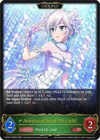 Anastasia [Seize the Light] (Evolved) - ECP02: THE IDOLM@STER CINDERELLA GIRLS - Shadowverse: Evolve card
