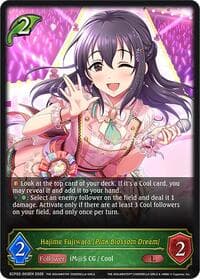 Hajime Fujiwara [Pink Blossom Dream] - ECP02: THE IDOLM@STER CINDERELLA GIRLS - Shadowverse: Evolve card