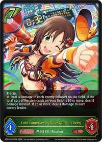 Yuki Himekawa [Full Swing Cheer] - ECP02: THE IDOLM@STER CINDERELLA GIRLS - Shadowverse: Evolve card