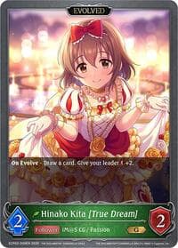 Hinako Kita [True Dream] (Evolved) - ECP02: THE IDOLM@STER CINDERELLA GIRLS - Shadowverse: Evolve card