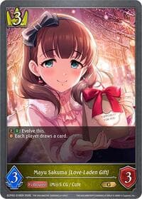 Mayu Sakuma [Love-Laden Gift] - ECP02: THE IDOLM@STER CINDERELLA GIRLS - Shadowverse: Evolve card