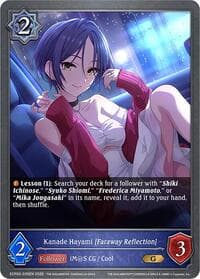 Kanade Hayami [Faraway Reflection] - ECP02: THE IDOLM@STER CINDERELLA GIRLS - Shadowverse: Evolve card