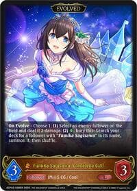 Fumika Sagisawa [Cinderella Girl] (Evolved) - ECP02: THE IDOLM@STER CINDERELLA GIRLS - Shadowverse: Evolve card