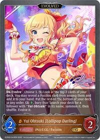 Yui Ohtsuki [Lollipop Darling] (Evolved) - ECP02: THE IDOLM@STER CINDERELLA GIRLS - Shadowverse: Evolve card
