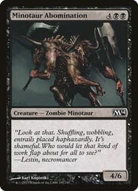 Minotaur Abomination - Magic 2014 (M14) - Magic: The Gathering card
