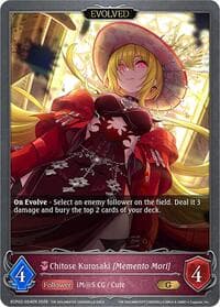 Chitose Kurosaki [Memento Mori] (Evolved) - ECP02: THE IDOLM@STER CINDERELLA GIRLS - Shadowverse: Evolve card