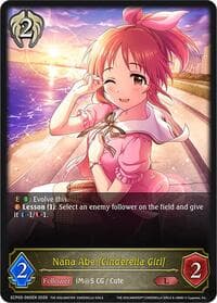 Nana Abe [Cinderella Girl] - ECP02: THE IDOLM@STER CINDERELLA GIRLS - Shadowverse: Evolve card