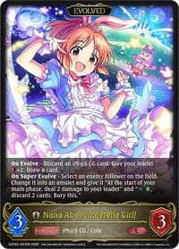 Nana Abe [Cinderella Girl] (Evolved) - ECP02: THE IDOLM@STER CINDERELLA GIRLS - Shadowverse: Evolve card