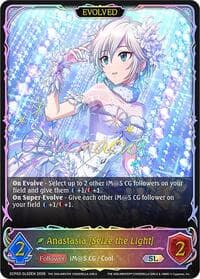 Anastasia [Seize the Light] (Evolved) (SL) - ECP02: THE IDOLM@STER CINDERELLA GIRLS - Shadowverse: Evolve card