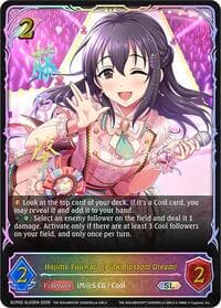 Hajime Fujiwara [Pink Blossom Dream] (SL) - ECP02: THE IDOLM@STER CINDERELLA GIRLS - Shadowverse: Evolve card