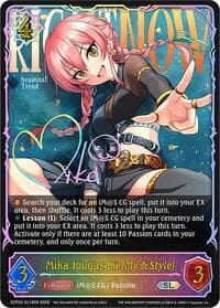 Mika Jougasaki [My Style] (SL) - ECP02: THE IDOLM@STER CINDERELLA GIRLS - Shadowverse: Evolve card