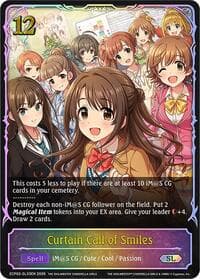 Curtain Call of Smiles (SL) - ECP02: THE IDOLM@STER CINDERELLA GIRLS - Shadowverse: Evolve card