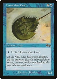 Horseshoe Crab - Urza's Saga - Magic: The Gathering card